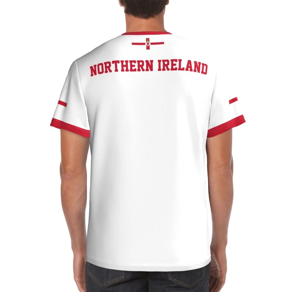 3D Printed Northern Ireland Flag Summer Sports T-Shirt