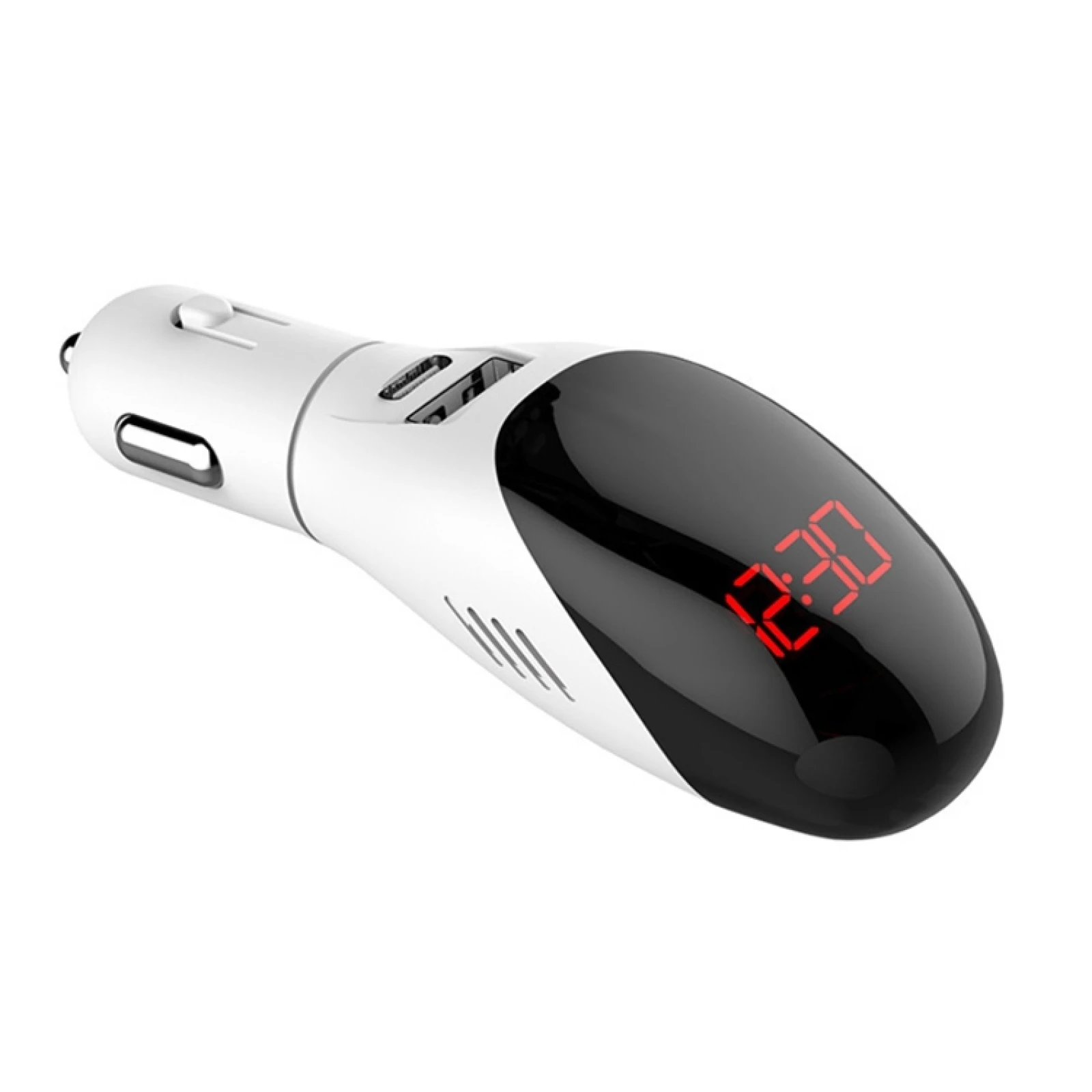 

Car Charger and Air Purifier Multifunctional Auto Interior Formaldehyde Removal Air Purifier QC3.0 Phone Charger Display Screen