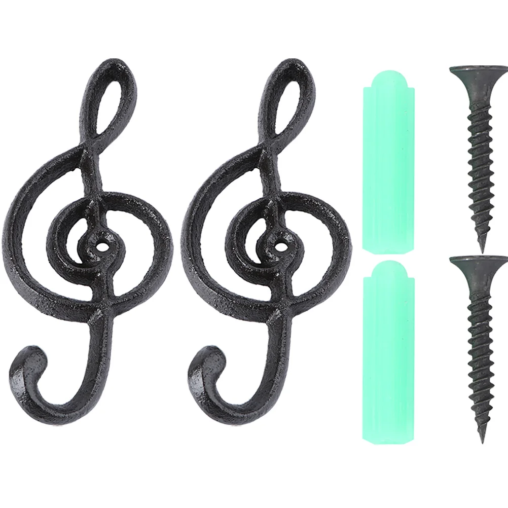 

2 Pcs Hanger Key Hooks Door Coat Wall Mounted Purse for Retro Wallet Modern Decorative