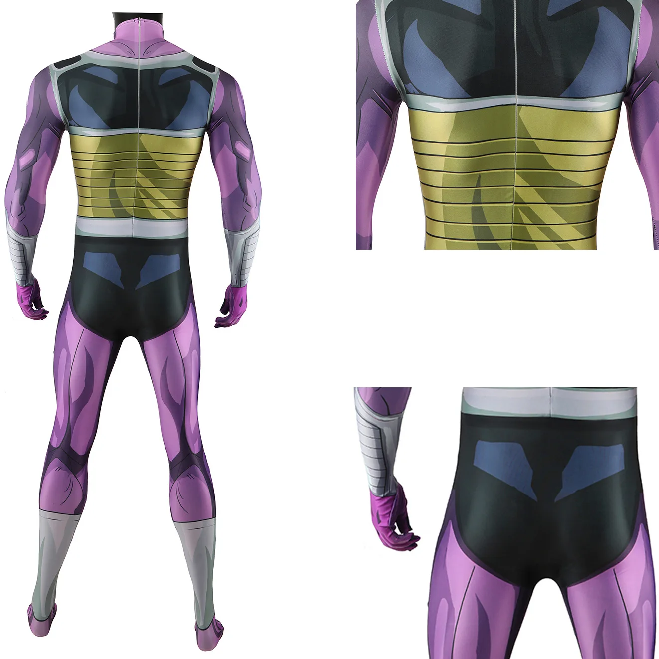 Dragon Ball Z: King Cold | Cosplay Spandex Bodysuit 33 Dragon Ball Z-Inspired King Cold Cosplay Spandex Bodysuit for Adults and Kids