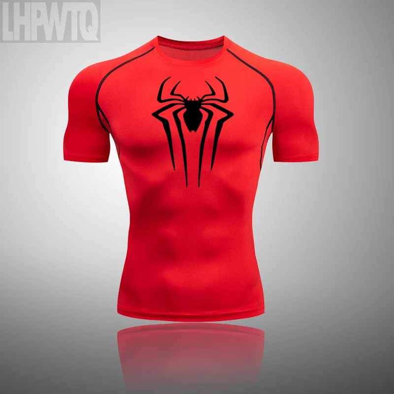 New Compression Shirt Men Fitness Gym Super hero Sport Running T-Shirt Rashgard Tops Tee Quick Dry Short Sleeve T-Shirt For Men 2
