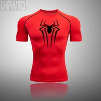 New Compression Shirt Men Fitness Gym Super hero Sport Running T-Shirt Rashgard Tops Tee Quick Dry Short Sleeve T-Shirt For Men 2