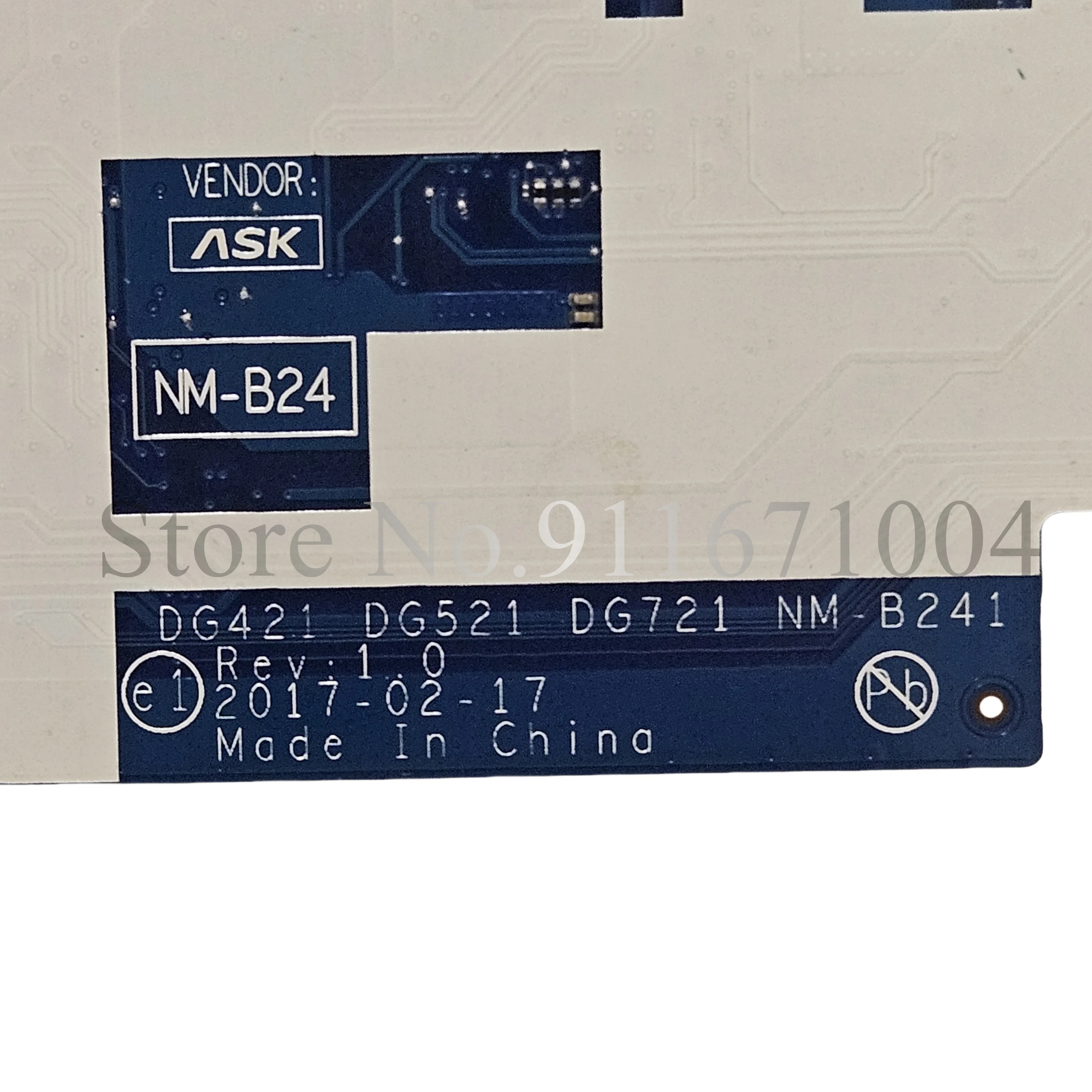 NM-B241 Placa-mãe para Lenovo Ideapad, 320-15ISK, 520-15ISK, 320