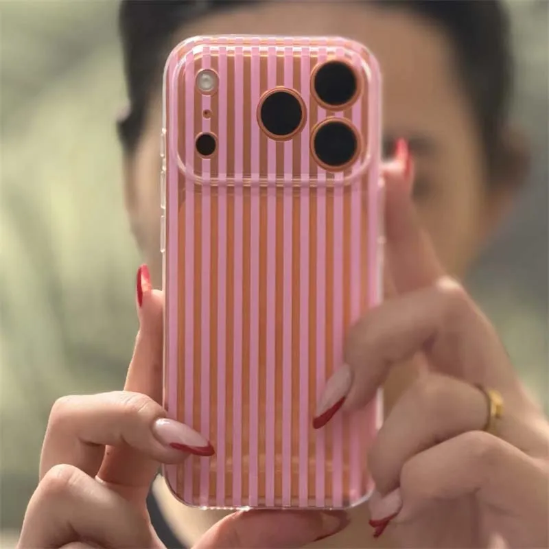 Minimalist Colorful Vertical Stripes Phone Case Cover