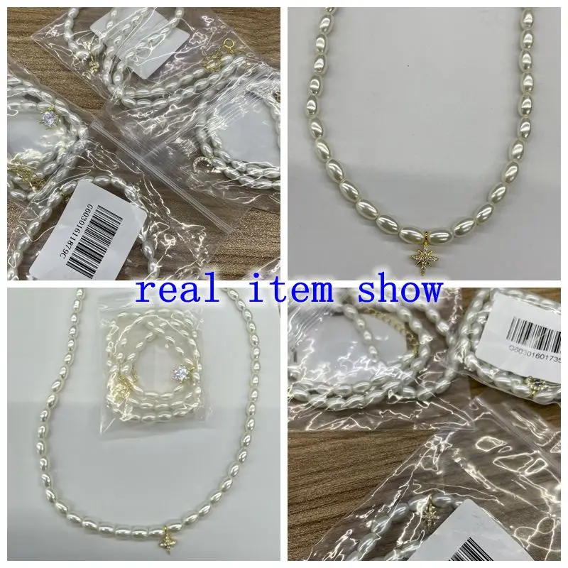 chanel cc logo pearl necklace