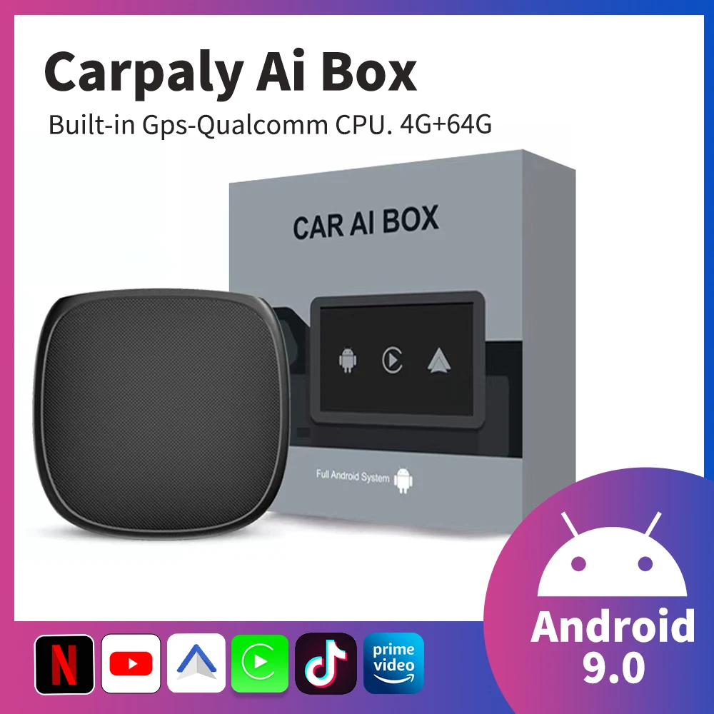 Carplay Ai Box Wireless Carplay Netflix Android Box Car Multimedia