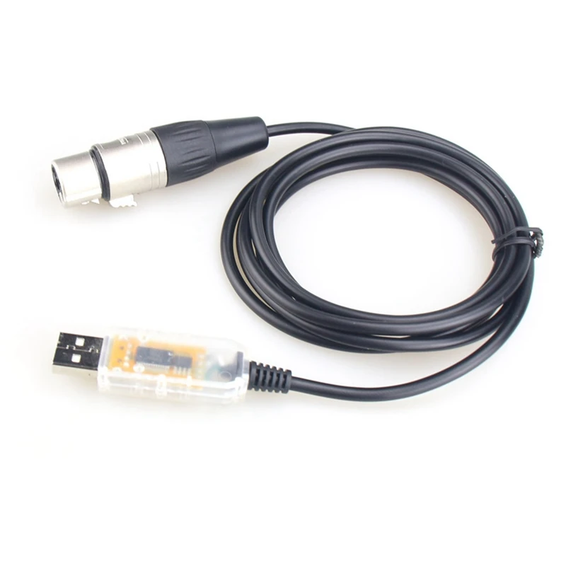

USB To DMX Interface Adapter LED DMX512 Computer PC Stage Lighting Controller Dimmer, Adapter Cable Spare Parts