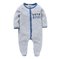 Barboteuse en velours à manches longues pour nouveau né, vêtement d'hiver pour bébé garçon et fille de 0 à 12 mois, Design de dessin animé, salopette complète, Costume pour tout petit 