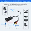 USB Video Capture Card VHS to Digital Converter HD/RCA/S-video to USB2.0 Audio Video Record Capture Device for Hi8 DVD PS3 PS4 4