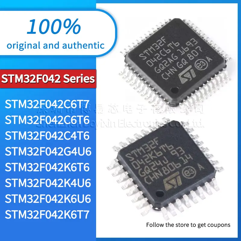 

Original STM32F042C6T7 STM32F042C6T6 STM32F042C4T6 STM32F042G4U6 STM32F042K6T6 STM32F042K4U6 STM32F042K6U6 STM32F042K6T7 IC chip