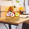 3pcs 8/10/12inch Set Golden Hollow Cake Rack Wedding Dessert Table Decoration Fruit Cake Tray Iron 4