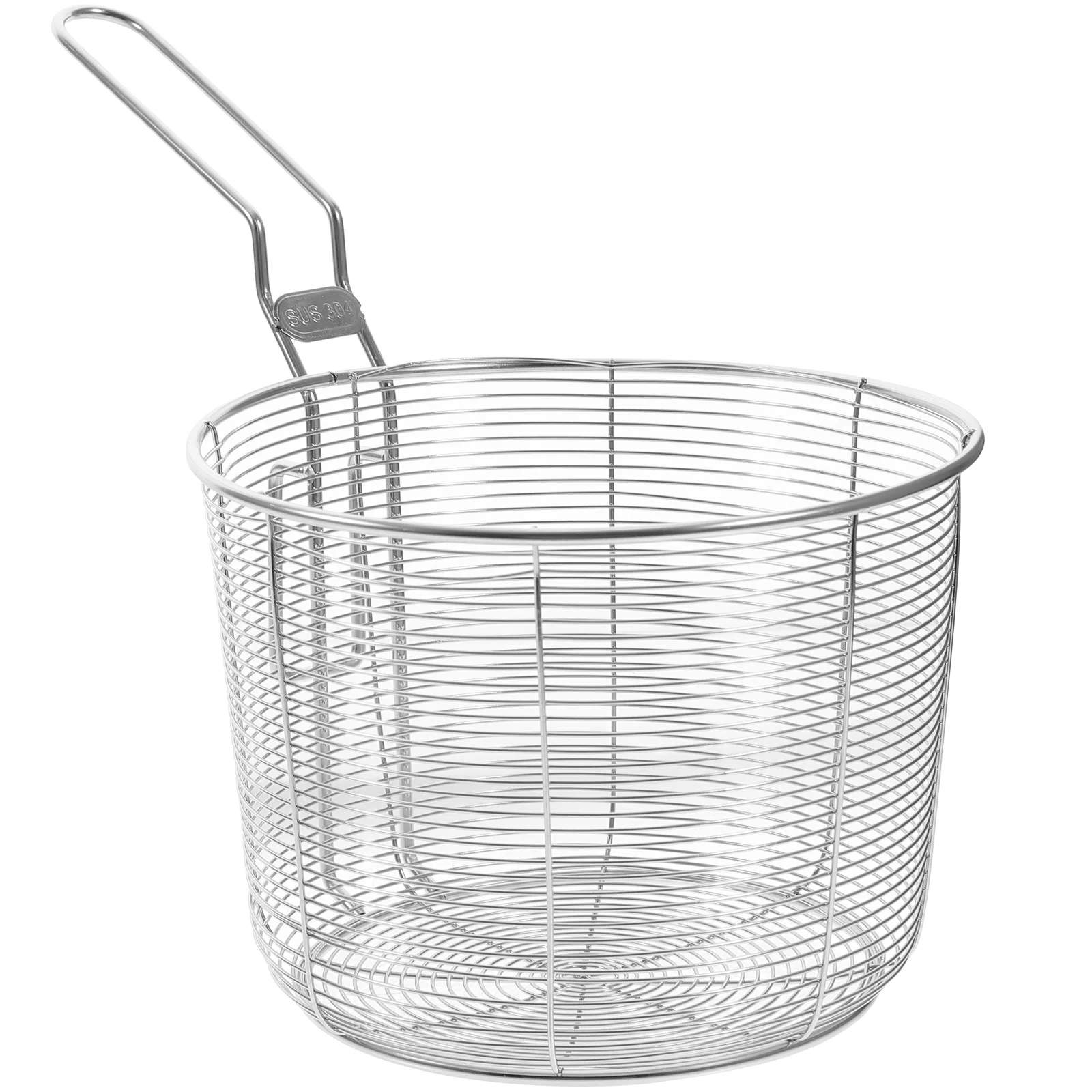 

Stainless Steel Pasta Basket with Strainer Spoons Durable Noodle Strainer for Kitchen Easy to Use and Clean