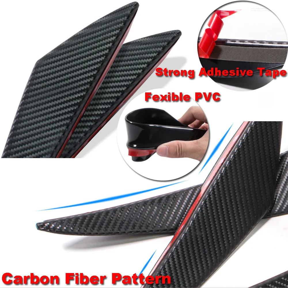 Car Styling Accessories Front Bumper Lip 6pcs