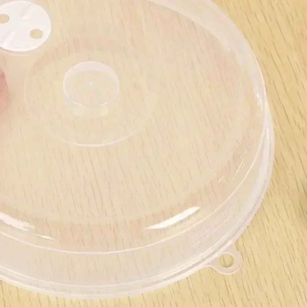 Microwave Food Cover Dust Cover Splatter Cover Lid with Steam Vent Kitchen Stackable Sealing