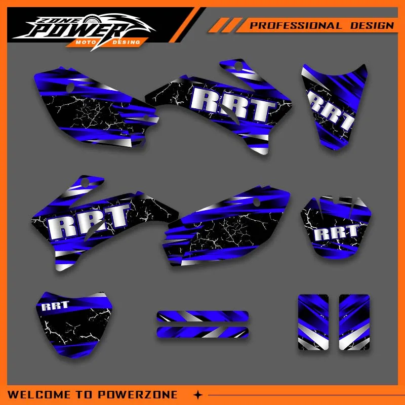 110cc Racing Sticker Powerzone Graphics For YAMAHA TTR110 2008- 2021 TTR 110 110CC Decals ...