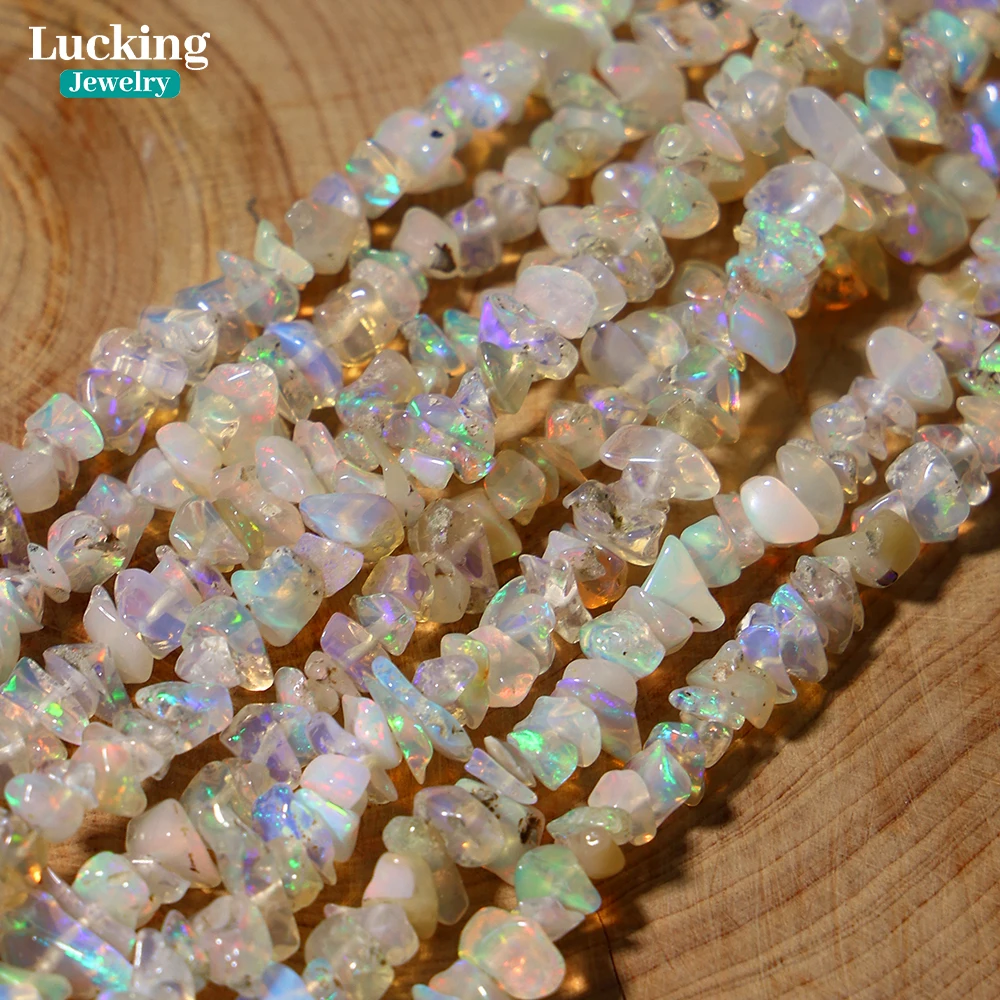 A+ Genuine Australian Yellow Opal Chips - Iridescent Gemstone for DIY Jewelry, Healing Crystal Crafts, Boho Decor Supplies 5