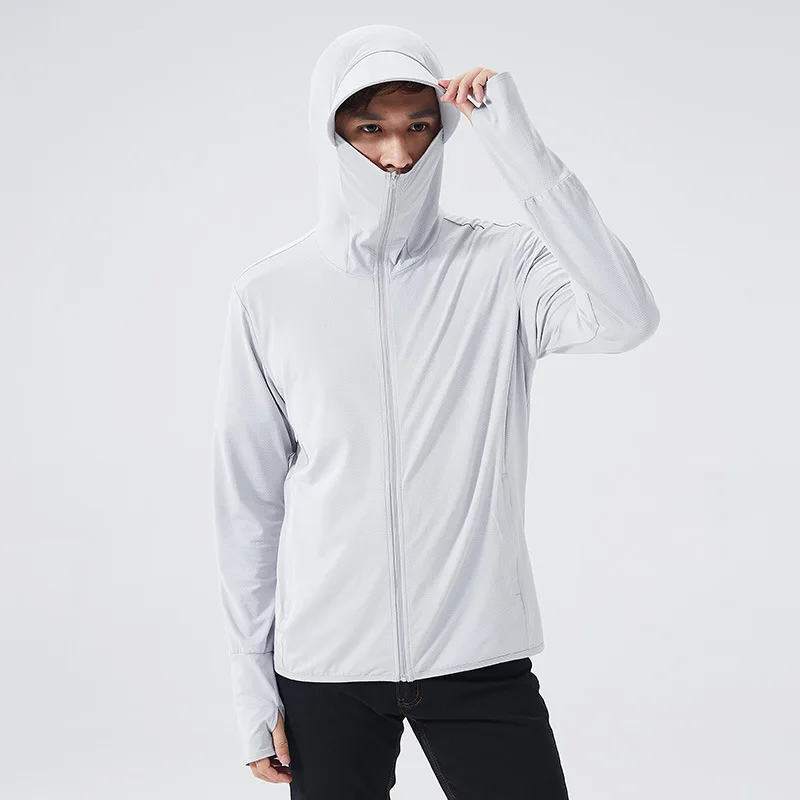 

Sun Protection Clothing Upf50+ Women'S Sun Protection Clothing Breathable Anti-Ultraviolet Hooded Men'S Skin Clothing