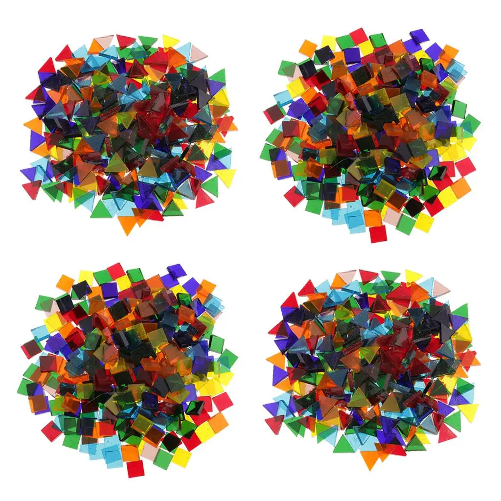 640g Mosaic Stones Glass Mosaic Decoration for Craft Ceramics