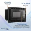 Convection Microwave Black 1.1 Cu.| Appliances | Direct Replacement for High 4