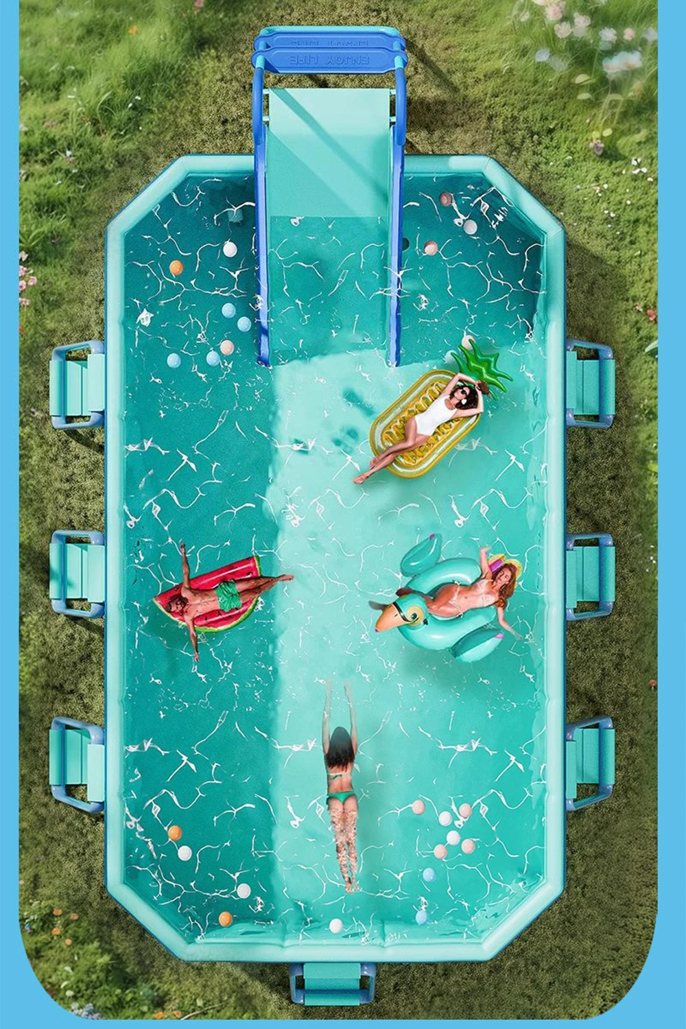 Foldable PVC Swimming Pool 3