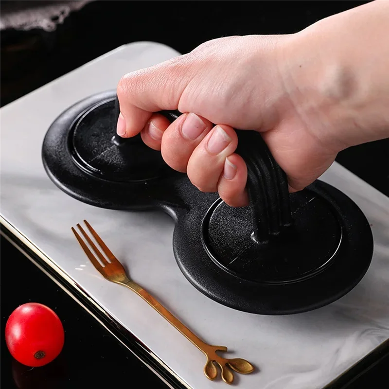 A45G-Burger Press Patty Maker Non-Stick Hamburger Press Kit Burger Maker Meat Beefveggie Hamburger Mold For Kitchen