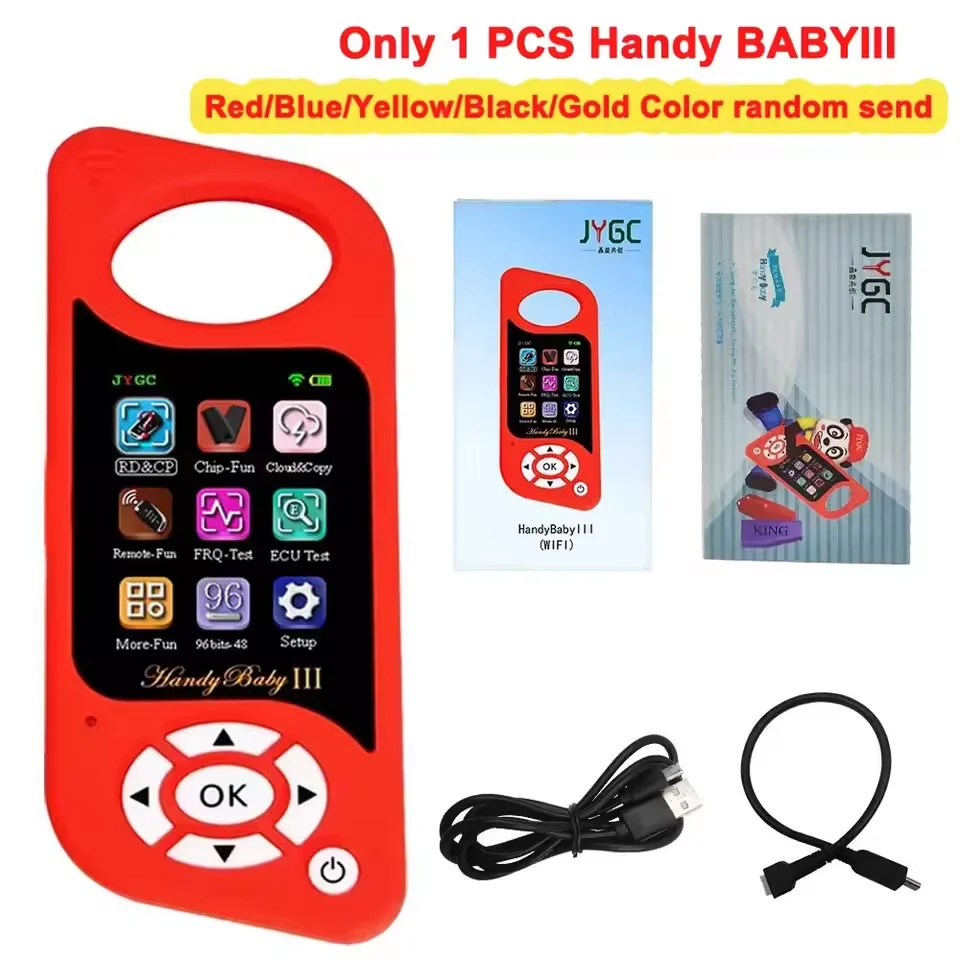 Handy Baby III Auto Key Programmer For BMW VW Hyundai KIA 4D/46/G/47/48/King/Red Chip Free Copy 96bit Remote Generate Frequency