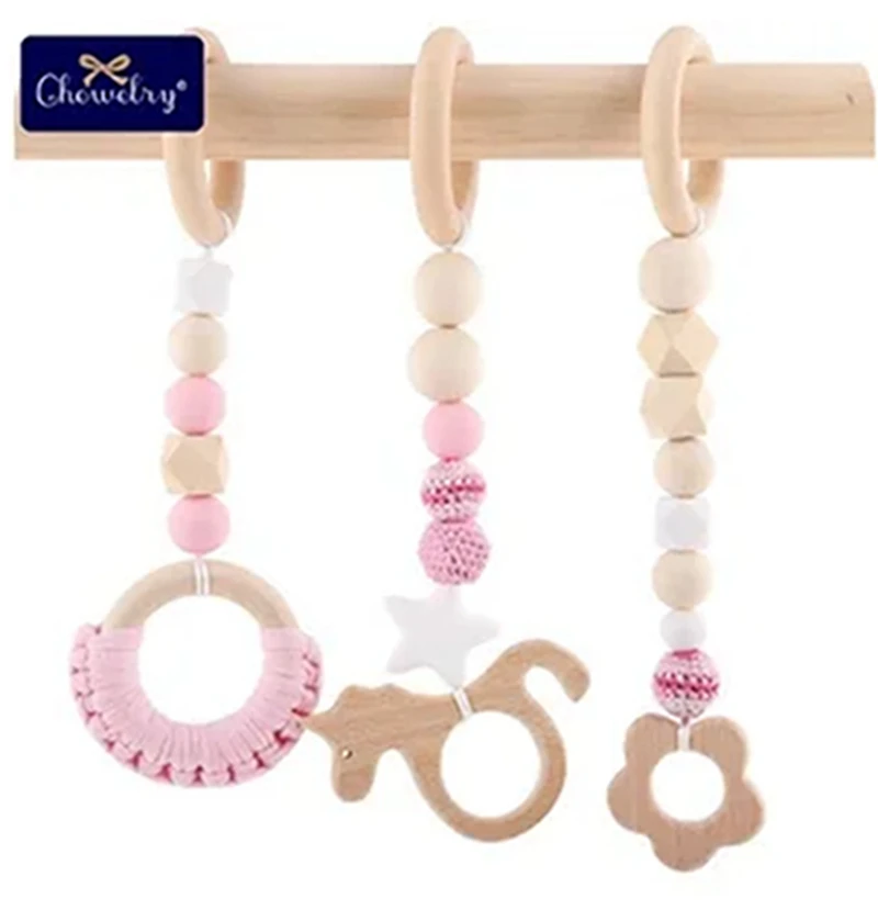 Baby Gym Frame Toys Baby Sensory Toys For PLAY Gym Frame Activity Decorations Stroller Ornaments Hanging Pendants Fitness Rack 6