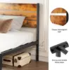 Twin Size Metal Platform Bed Frame - Mattress Foundation with Headboard and and Footboard, No Box Spring Needed with 700LBS Stur 4