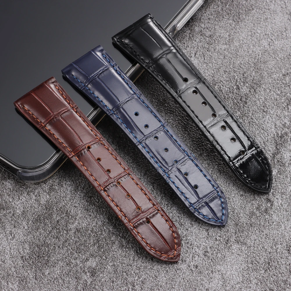 Premium Genuine Leather Waterproof Watch Strap