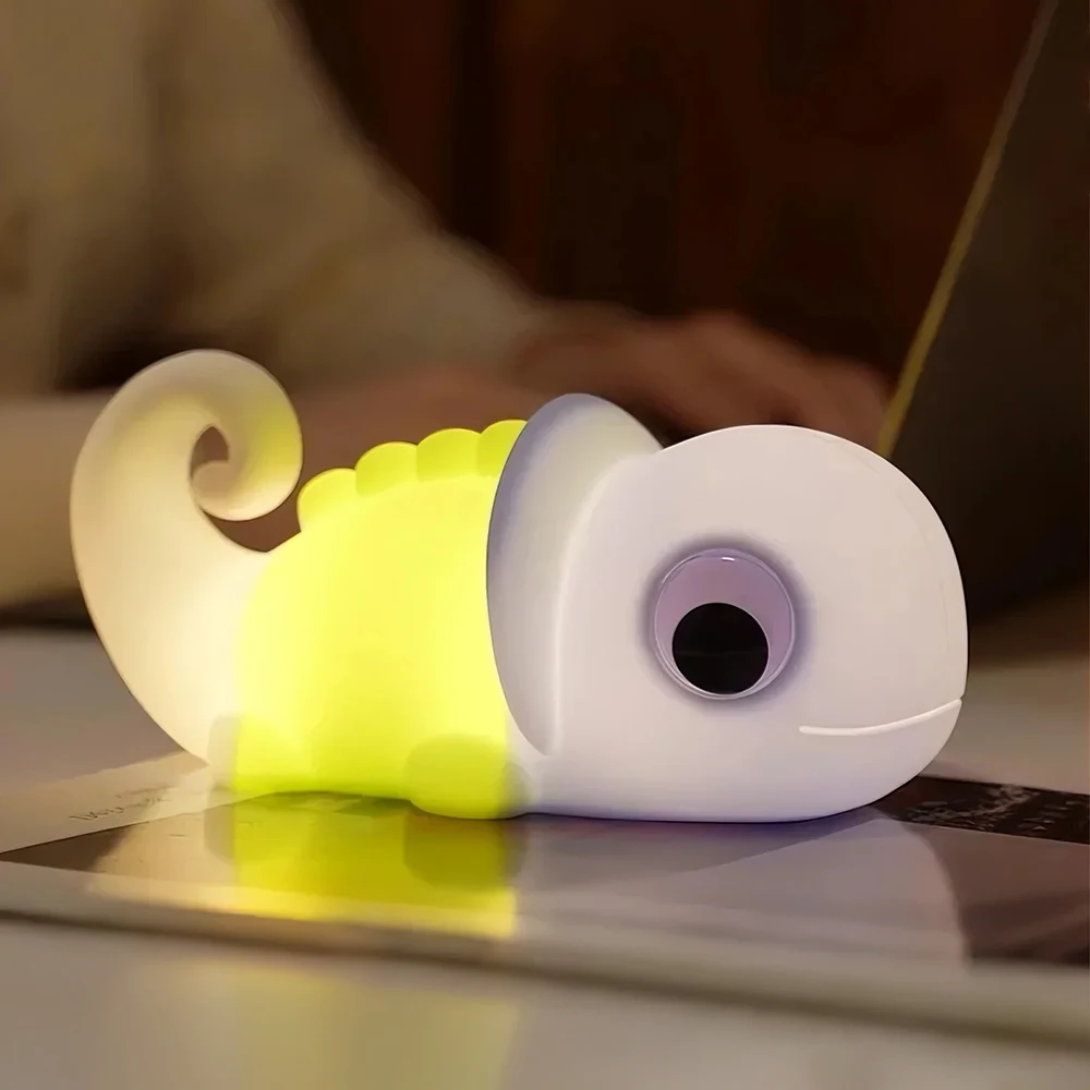 Luce Notturna A Forma Di Pinguino Per Bambini, Luce Notturna Con Cambio De Color Y Atenuacion Luz De Noche Portatil Pequena Recargable Con Temporizador Y Control Tactil Mediana 76993708