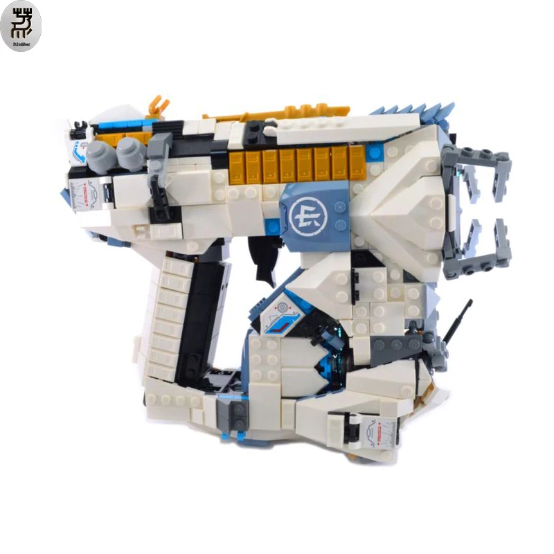 

797PCS Creative Technology MOC TITAN Gun Building Block Arms Puzzle Educate Assembled Model Toy Brick Birthday Gift for Children