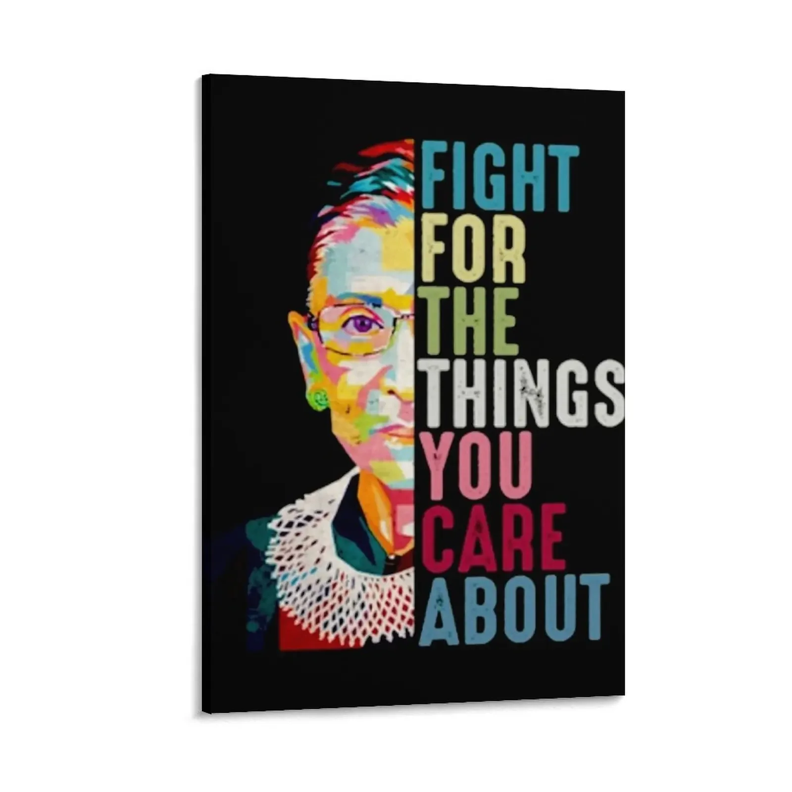 

Vintage Fight For The Things You Care About RBG Ruth B Canvas Painting ornaments for home wall art canvas painting