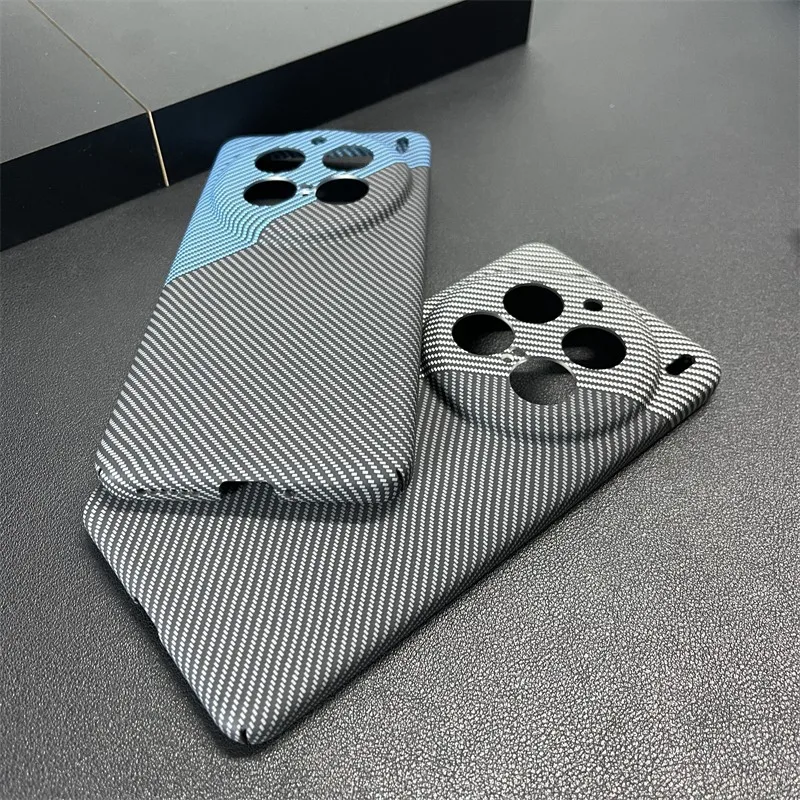Slim Carbon Fibre Protective Phone Case - Hard PC Back Cover