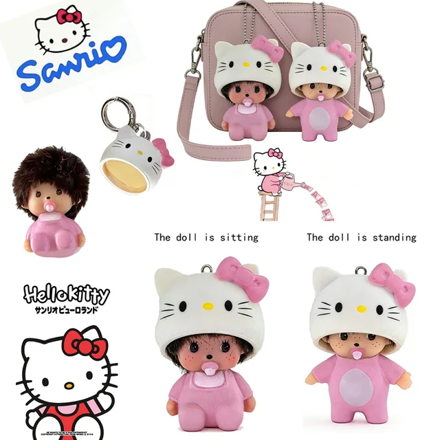 Llavero de Hello Kitty para mochila y llaves: Accesorio Creativo | Emoape