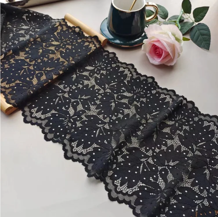 Elastic Stretch Lace Trim Floral Bra Clothes Accessories Dress Sewing Applique Lingerie Lace Fabrics Lace Fabric Lace Garment Accessories Lace Sewing Supplies Lace Accessories Lace Sewing Accessories Clothing Accessories 1 Meter/lot