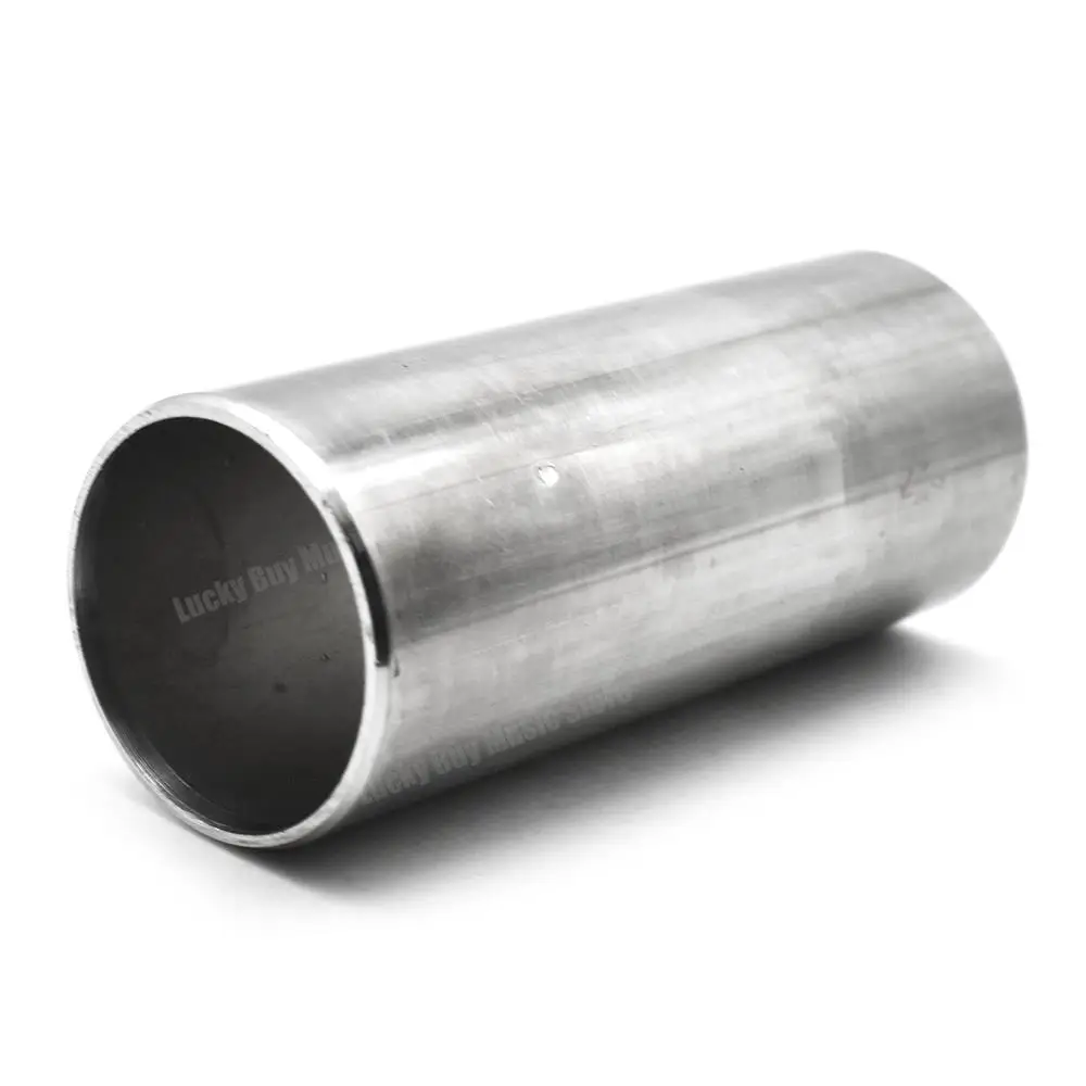 1Pcs Metal Electric Acoustic Guitar String Slide Finger Knuckle Cylinder Slider Steel Stainless Slider 28/51/60/70mm guitar tool