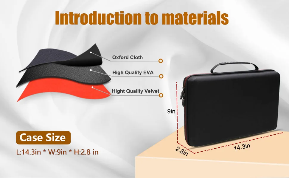 EVA Hard Case for AKAI Professional APC Key 25 MK2 USB MIDI Keyboard Controller - Travel Protective Carrying Storage Bag