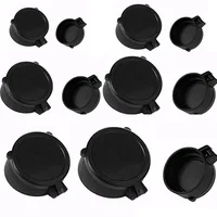Riflescope Protection Covers 30mm-62mm Quick Flip Up Lens Cap Eye Protect Objective Lens Lid Hunting Optics Attachments 1