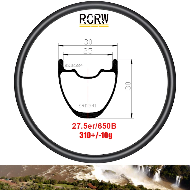 

УГЛЕРОДНЫЙ обод 27.5er 650B XC, суперсветильник, 310 г, 30 х30 мм, 30 дюймов, глубина 30 дюймов, бескамерный UD 3K 12K, саржа 24 28 32 отверстия, для бездорожья