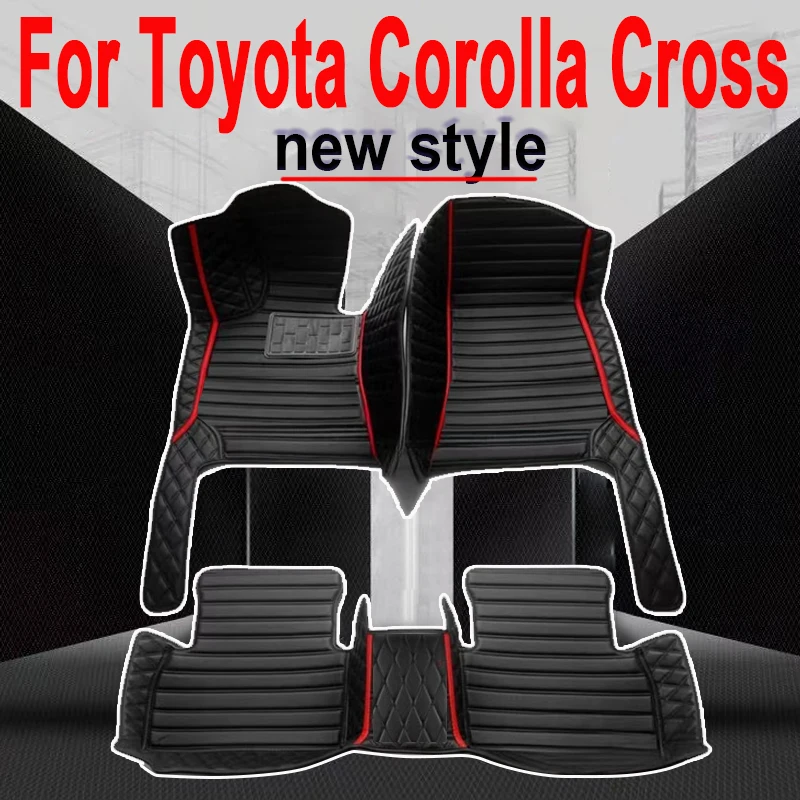 Tappetini Auto Per Toyota Corolla Cross 2022 Custom Auto Foot Pads Automobile Carpet Cover Accessori Interni