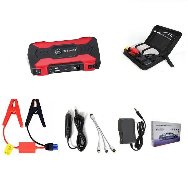 

WTS 20000mah Portable Jump Starter Charger for Car ROM with LED Flashlight and Power Bank