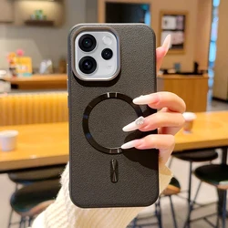 Solid Color Magnetic Ring Shockproof & Fingerprint - Resistant Phone Case for Reno 15 ProMax (Black)