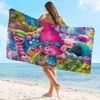 Cartoon T-Trolls Band Together Towel Microfiber Beach Towel Absorbent Quick dry Soft Yoga Swimming Resort Mountain Climbing 6