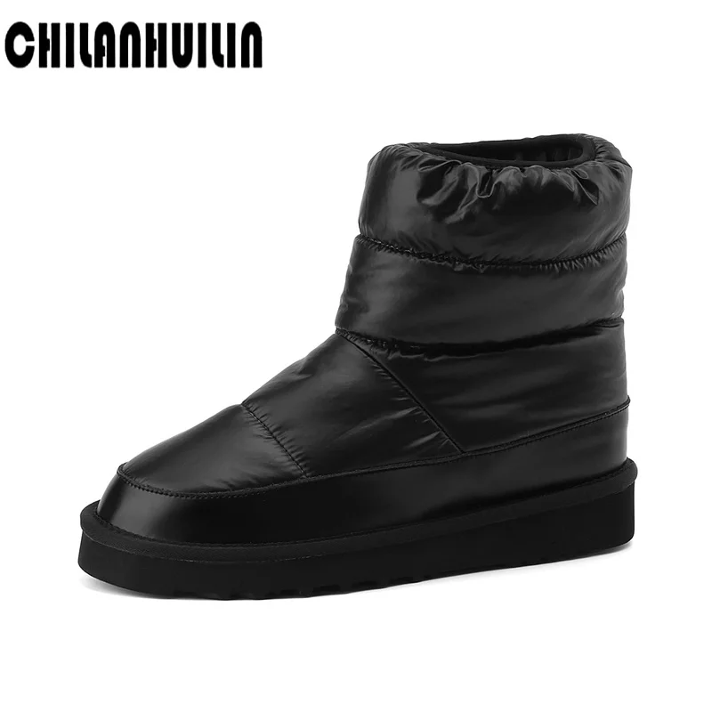 

classic boots australia women winter snow boots real fur+down flat ankle boots warm boots woman platform casual outdoor shoes