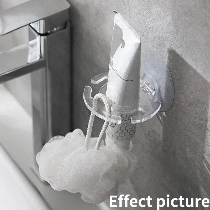 Self-adhesive Toothbrush Holder Razor Storage Holder Wall Mount Dispenser Storage Squeezer Hanger Hook Bathroom Accessories toothpaste squeezer toothbrush holder wall mounted storage hook