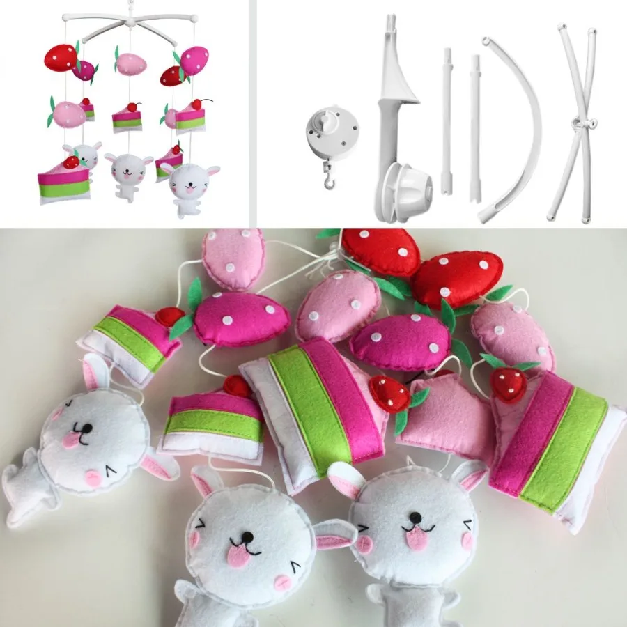 Musical Baby Crib Mobile Hanging Toy for Nursery