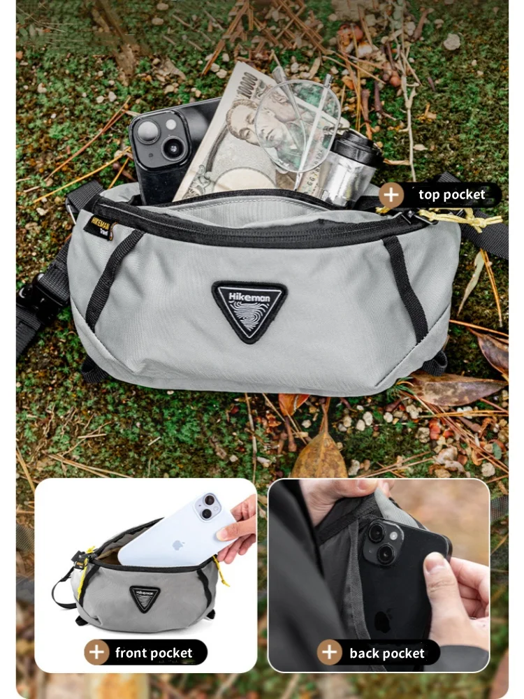 Outdoor Portable Sports Waist Bag, Large Capacity Mountaineering And Cycling Mobile Phone Bag, Multi-Functional Waist Bag 4