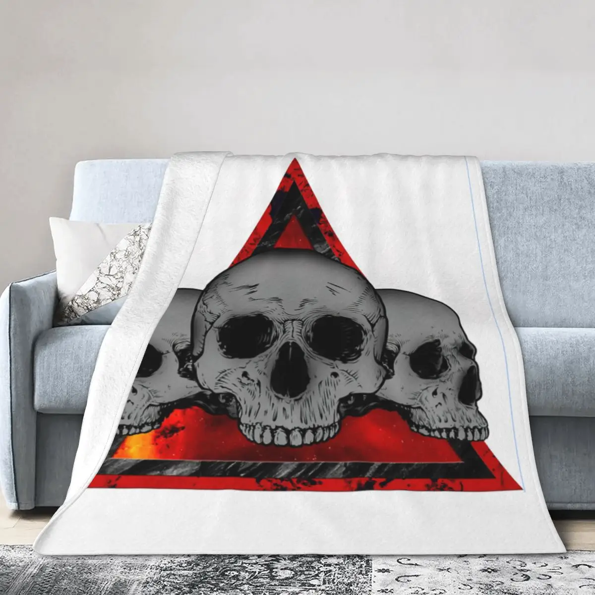 

Skulls Bed Blanket Flannel Blanket Flannel Blanket Air conditioning blanket