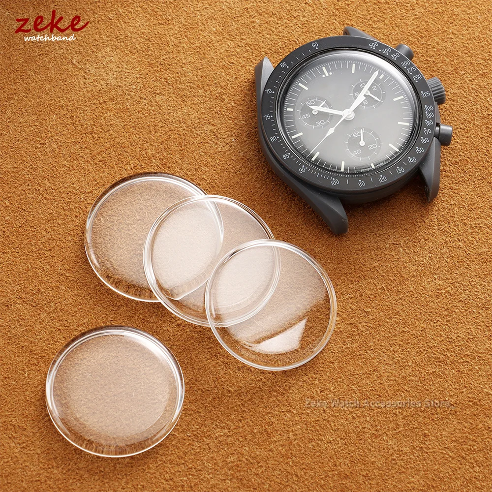 Premium Coated Watch Glass - High-Quality Transparent Surface Mirror, 26mm-32.5mm