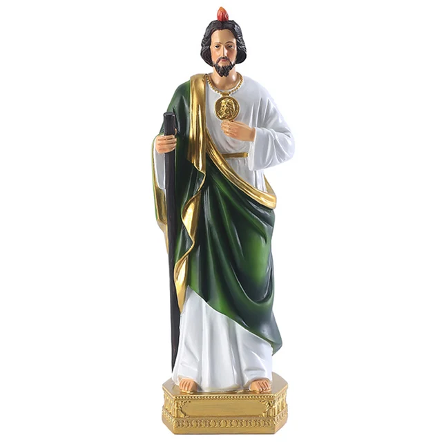 Pásztor Jézus Figura Vallási Dekoráció Katolikus Szobrok Dísz Az Otthoni Szobor Díszdekoráció Js22 - Image 3